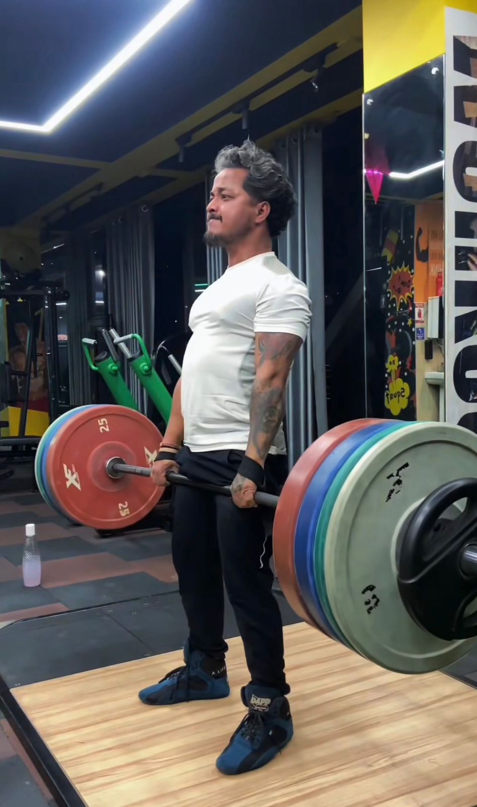 Athlete deadlifting inside Limitless Gym